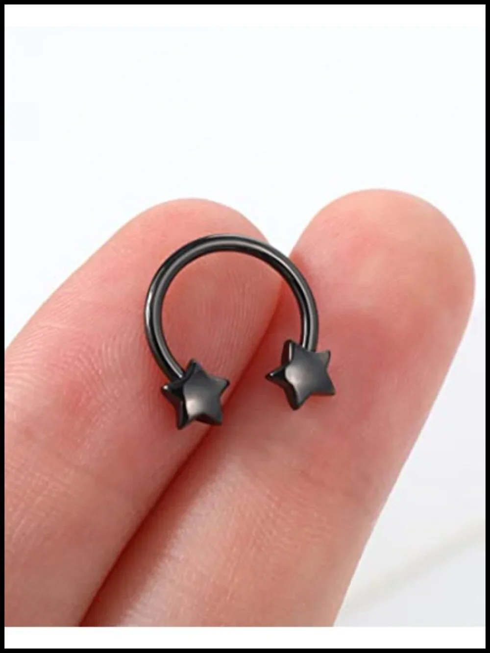 16g Septum Ring Star Cartilage Hoop Helix Tragus Piercing Jewelry Surgical Steel